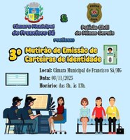 3º MUTIRÃO DA CARTEIRA DE IDENTIDADE 