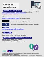Canais de Atendimento da Ouvidoria 