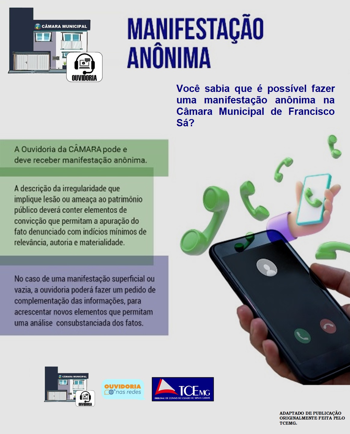 Manifestação Anônima na Ouvidoria