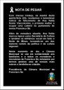 Nota de Pesar Nota de Pesar