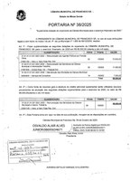 Portaria nº 038/2025