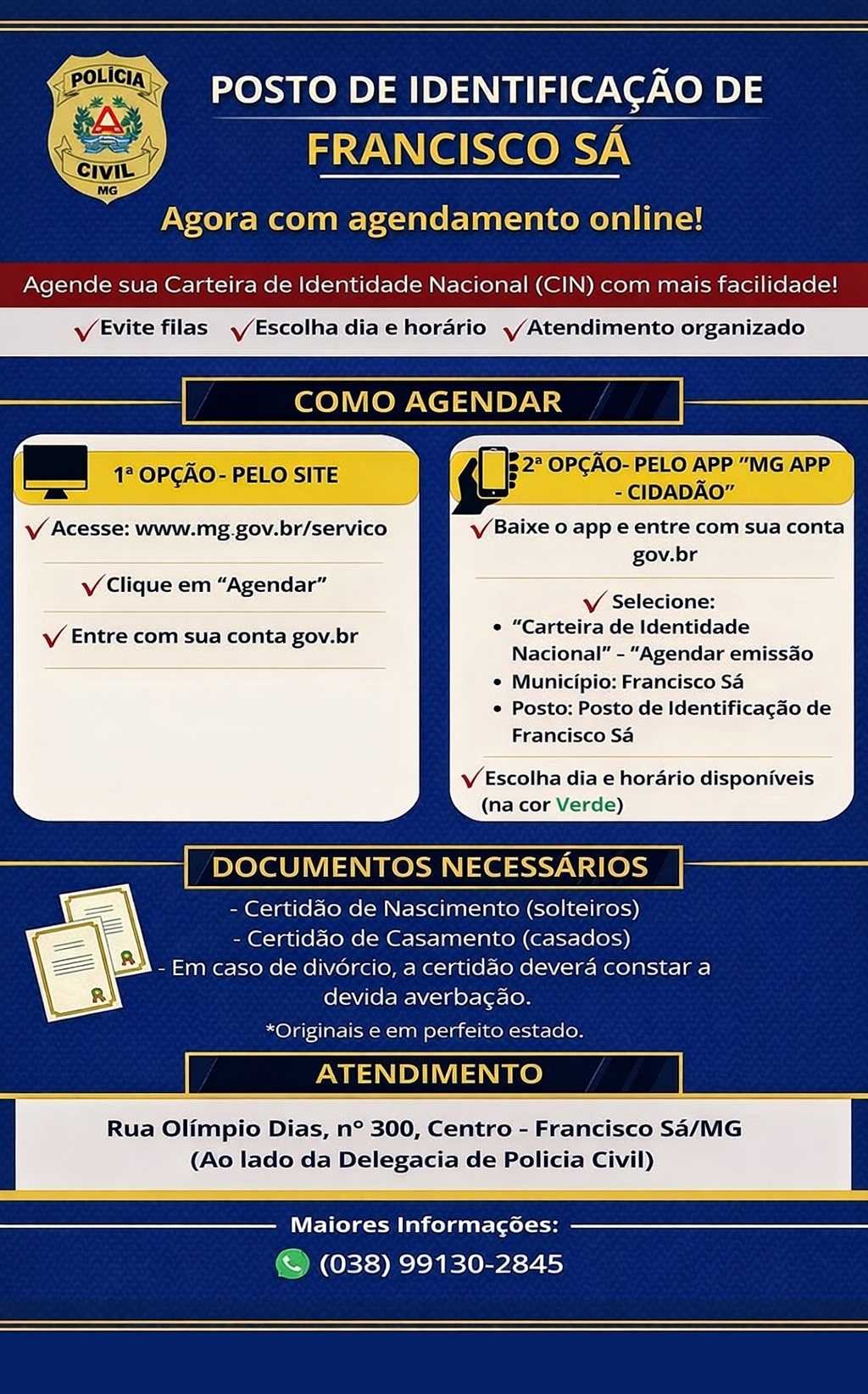 Posto de Identificação de Francisco Sá