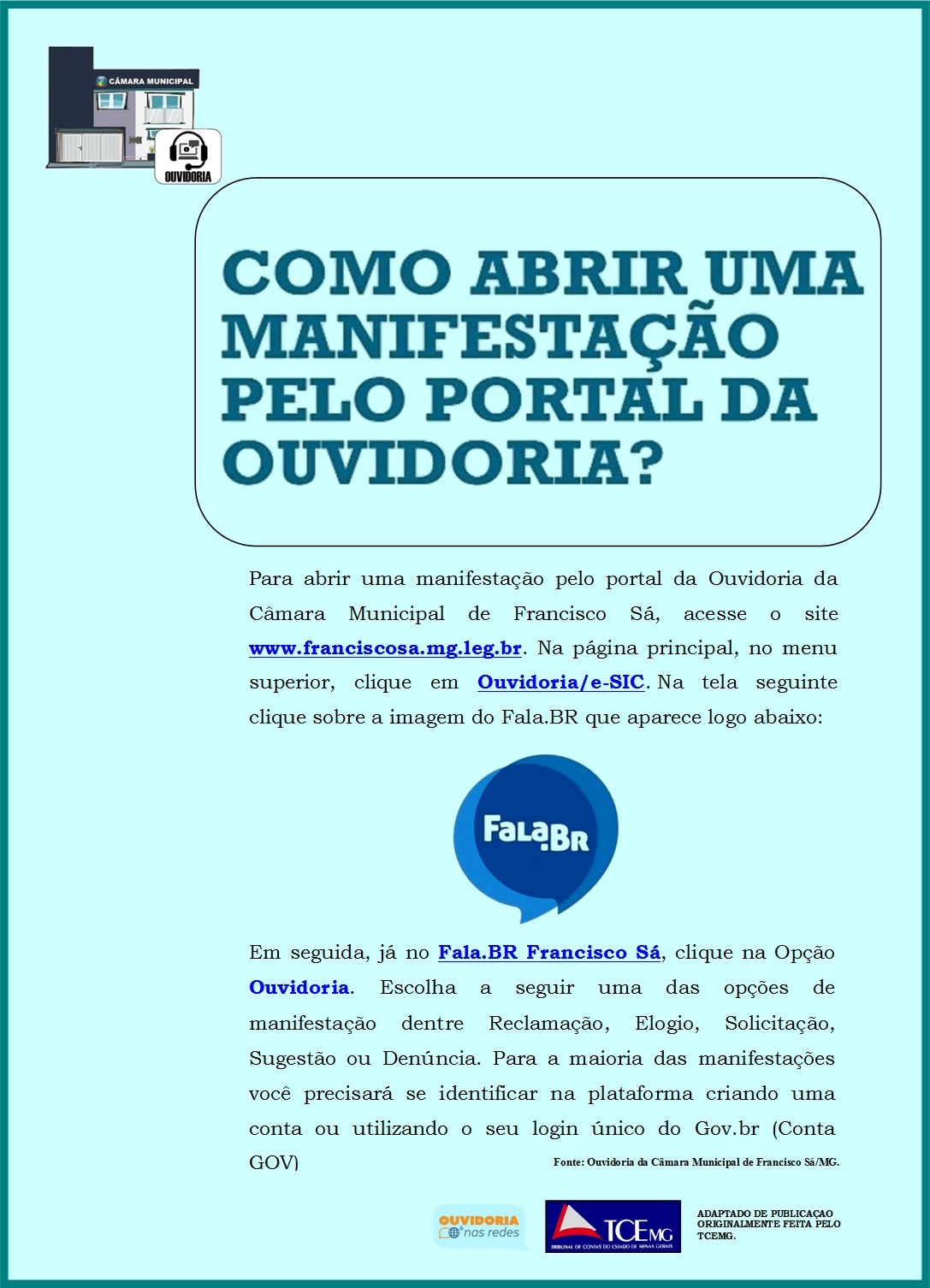 Quer saber como registrar sua manifestação pelo Portal da Ouvidoria?