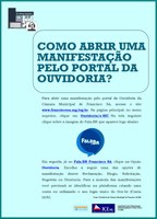 Quer saber como registrar sua manifestação pelo Portal da Ouvidoria?