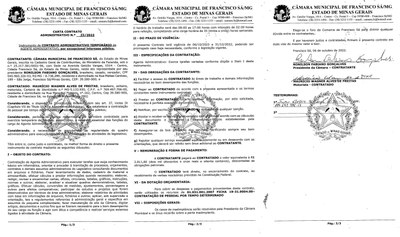 Extrato CTR N.º 022/2022 (Direta - Agente Administrativo)
