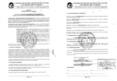 Extrato CTR ADM N.º 001/2025 (Contratação Direta - Secretário Executivo)