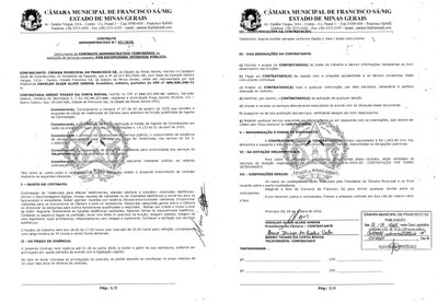 Extrato CTR ADM N.º 003/2025 (Contratação Direta - Telefonista/Recepcionista)